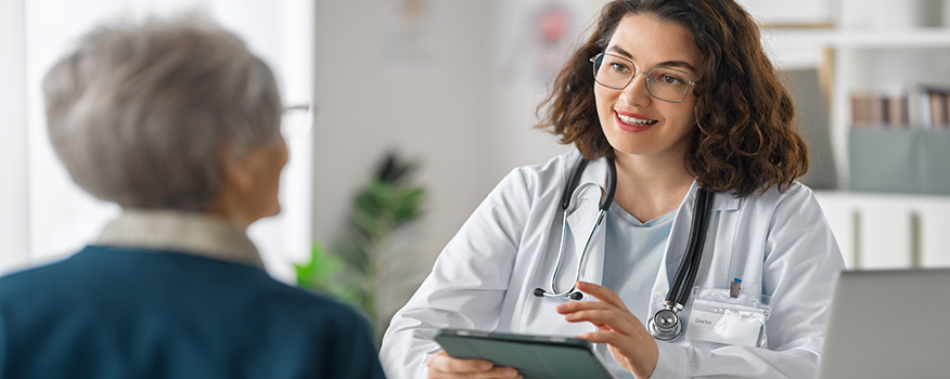 doctor and patient consulting