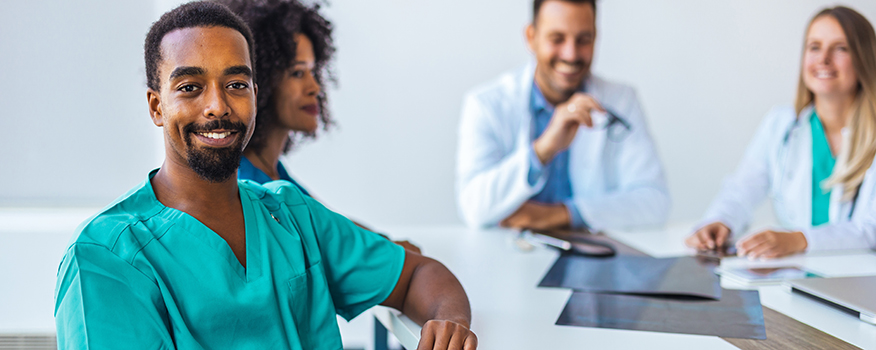 Medical practice team completing staff training for high-value cash services